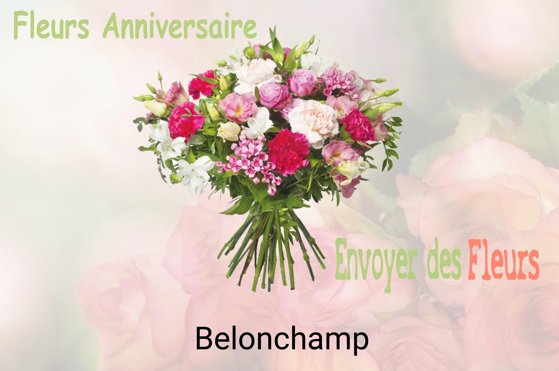 Bouquet de fleurs d’anniversaire livré à Belonchamp