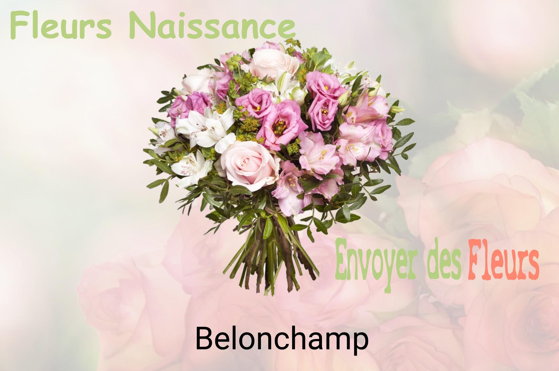 Bouquet de fleurs de naissance livré à Belonchamp